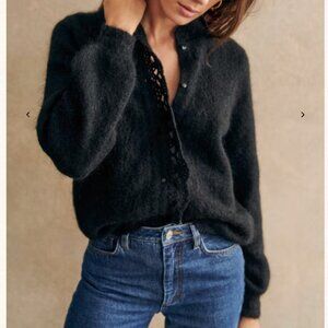 Sezane Angie Cardigan in Black XS